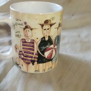 Whimsical Beach Scene Mug